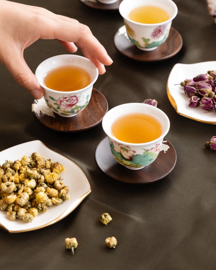 花茶配上不同茶類，便可享有無限創意搭配！