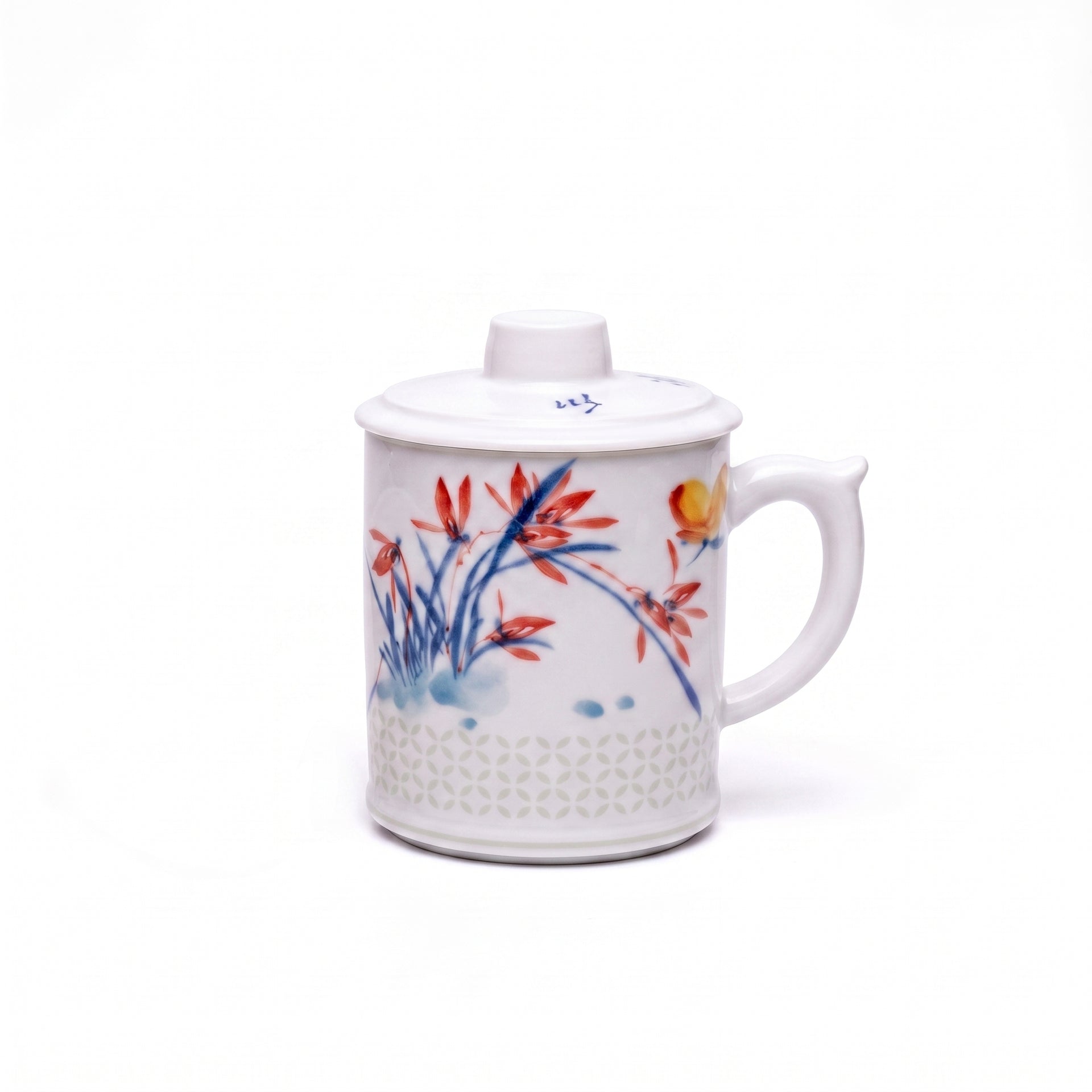 花蝶茶隔杯