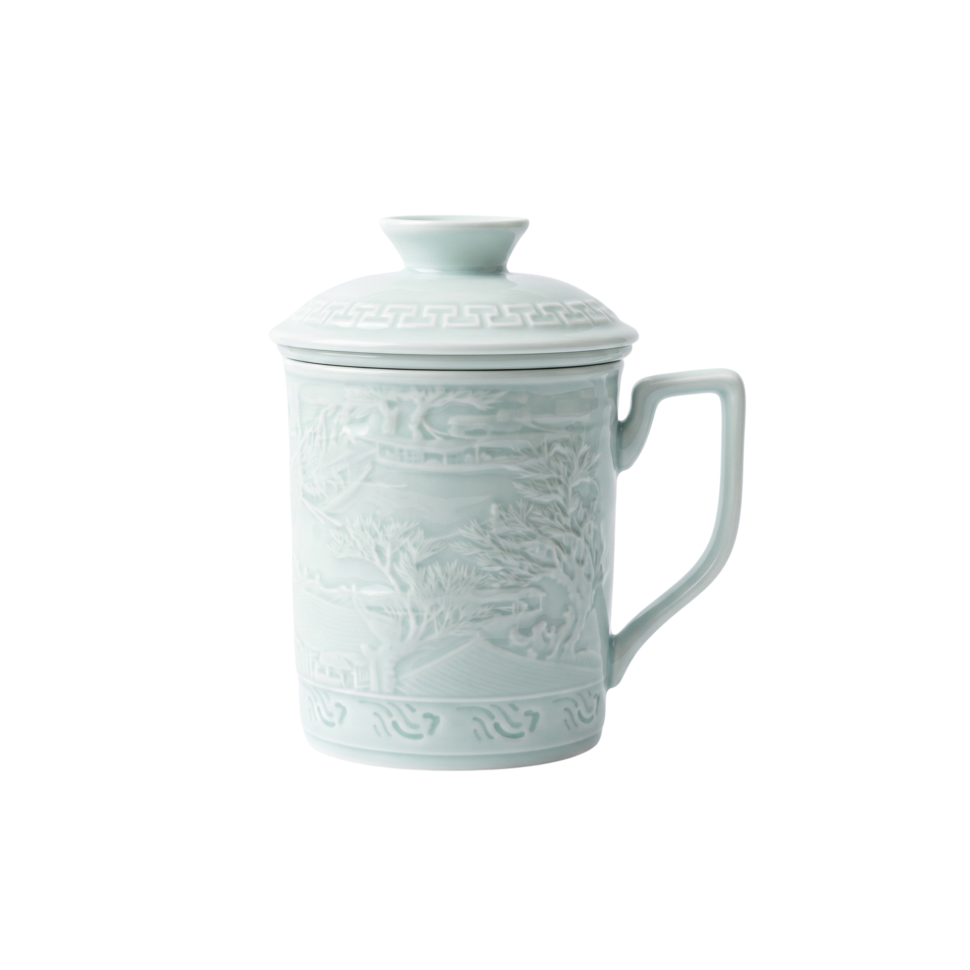 清明上河圖茶隔杯