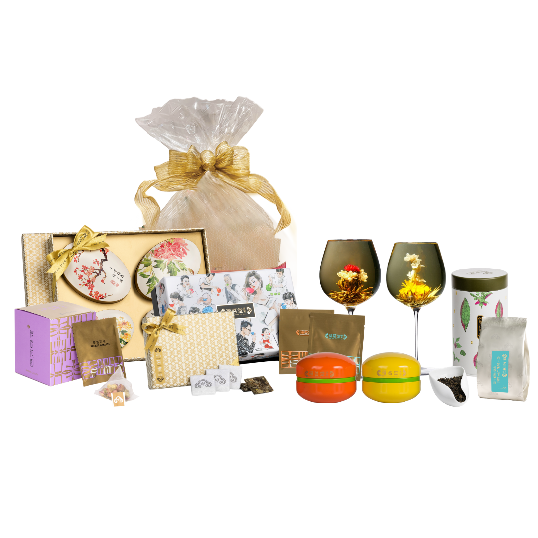 聖誕花蝶茶禮籃