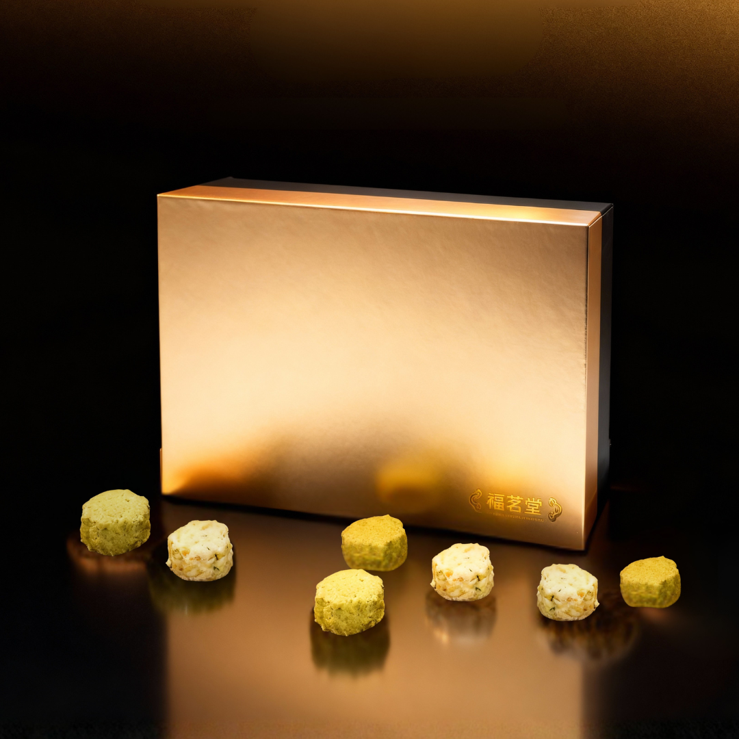 Fook Ming Tong Tea-Flavored Almond Cookies (Jasmine, Long Jing and Tie Guan Yin)